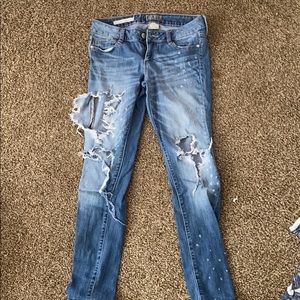 distressed decree pants size 7